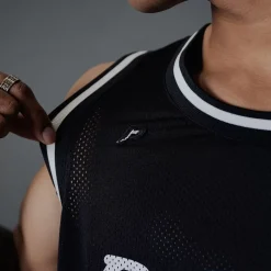 Pursuit of Happiness Tees & Singlets<Loose Mesh Singlet Black
