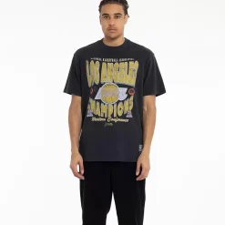 MITCHELL AND NESS Tees & Singlets<Los Angeles Lakers Champions Tee Unisex