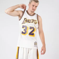 MITCHELL AND NESS Tees & Singlets<Los Angeles Lakers Magic Swingman Jersey