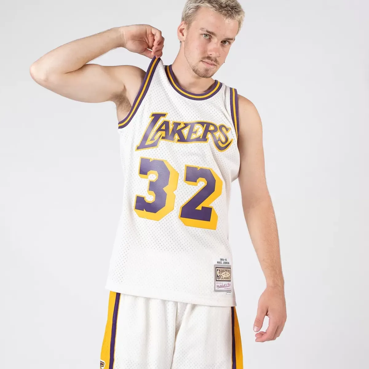MITCHELL AND NESS Tees & Singlets<Los Angeles Lakers Magic Swingman Jersey