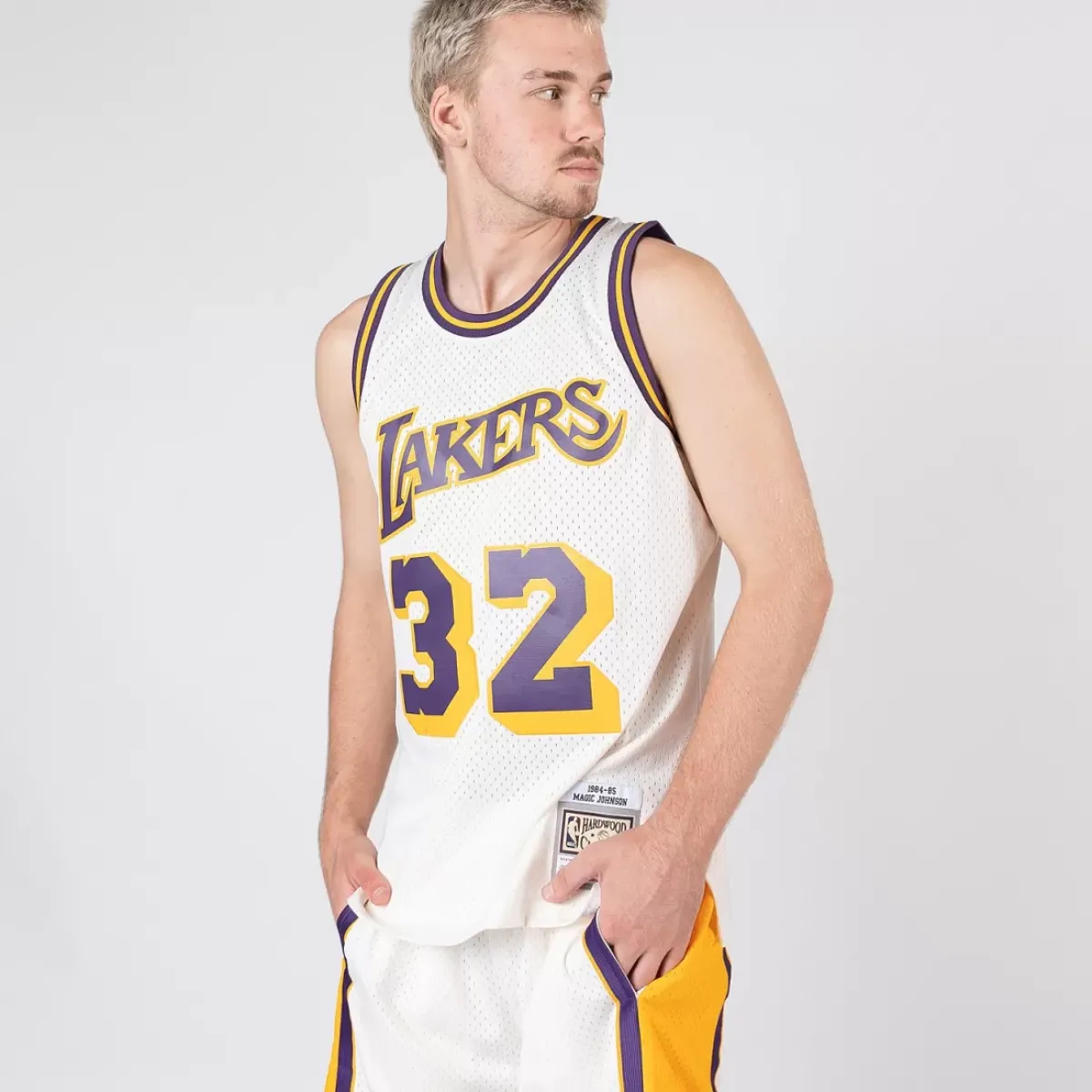 MITCHELL AND NESS Tees & Singlets<Los Angeles Lakers Magic Swingman Jersey