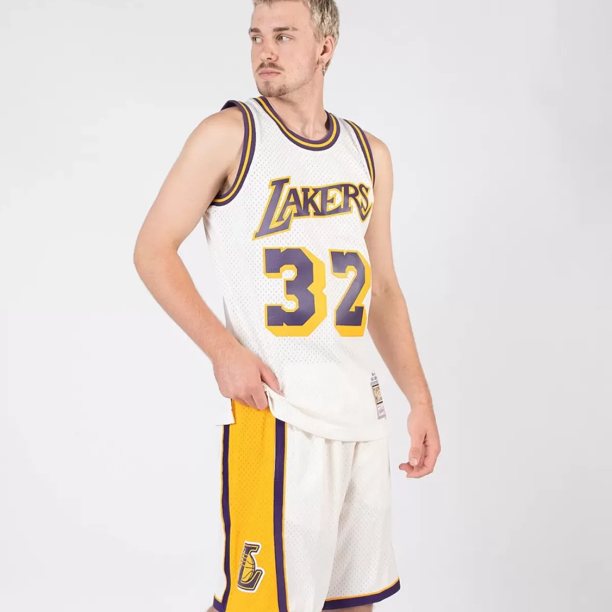 MITCHELL AND NESS Tees & Singlets<Los Angeles Lakers Magic Swingman Jersey