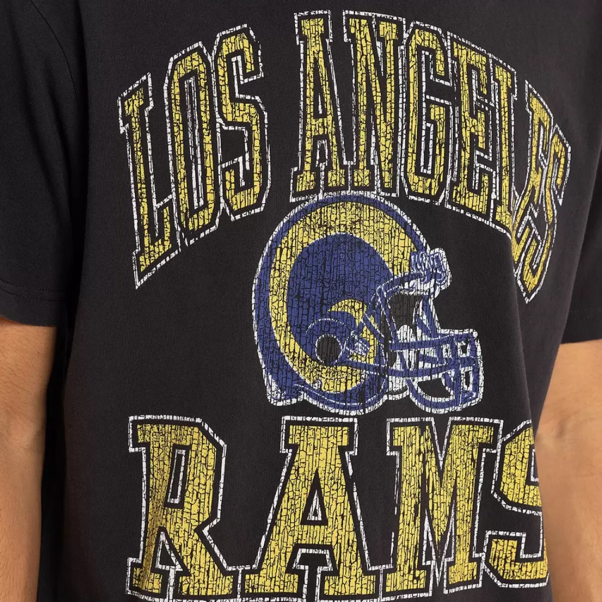 MITCHELL AND NESS Tees & Singlets<Los Angeles Rams Vintage Ivy Arch T-Shirt Unisex
