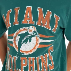 MITCHELL AND NESS Tees & Tanks<Miami Dolphins Diamond Tee Unisex