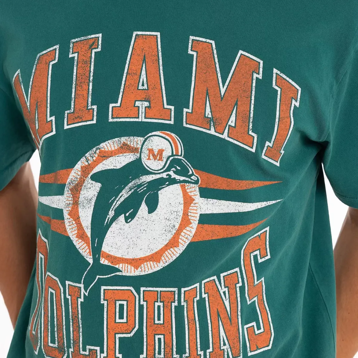 MITCHELL AND NESS Tees & Singlets<Miami Dolphins Diamond Tee Unisex