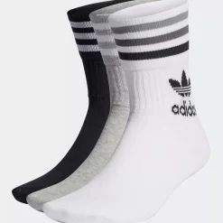 Adidas Originals Socks & Underwear<Mid Cut Crew Socks 3 Pack