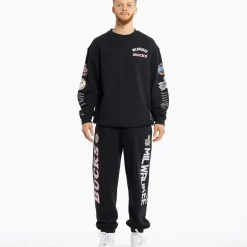 MITCHELL AND NESS Hoodies & Crews<Milwaukee Bucks Conference Crew