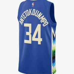 Nike Tees & Singlets<Milwaukee Bucks Swingman Jersey