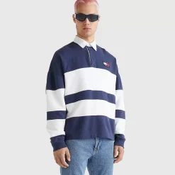 TOMMY HILFIGER Polos & Shirts<Mixed Stripe Rugby Shirt
