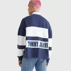 TOMMY HILFIGER Polos & Shirts<Mixed Stripe Rugby Shirt