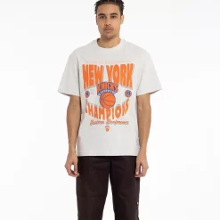 MITCHELL AND NESS Tees & Singlets<New York Knicks Champions Tee Unisex