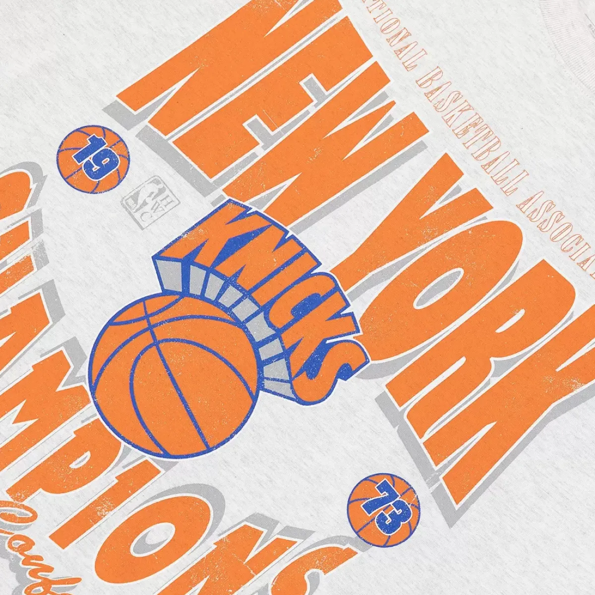 MITCHELL AND NESS Tees & Singlets<New York Knicks Champions Tee Unisex