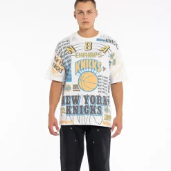 MITCHELL AND NESS Tees & Singlets<New York Knicks Game Over Tee Unisex