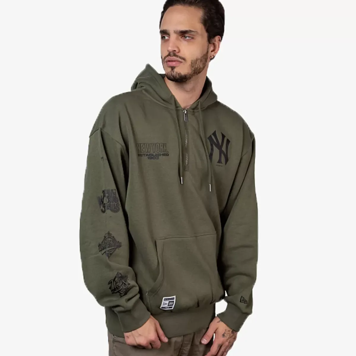 New Era Hoodies & Crews<New York Yankees 1/4 Zip Hoodie