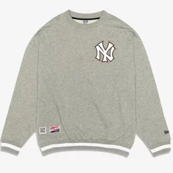 New Era Hoodies & Crews<New York Yankees Grey Archive Americana Sweatshirt