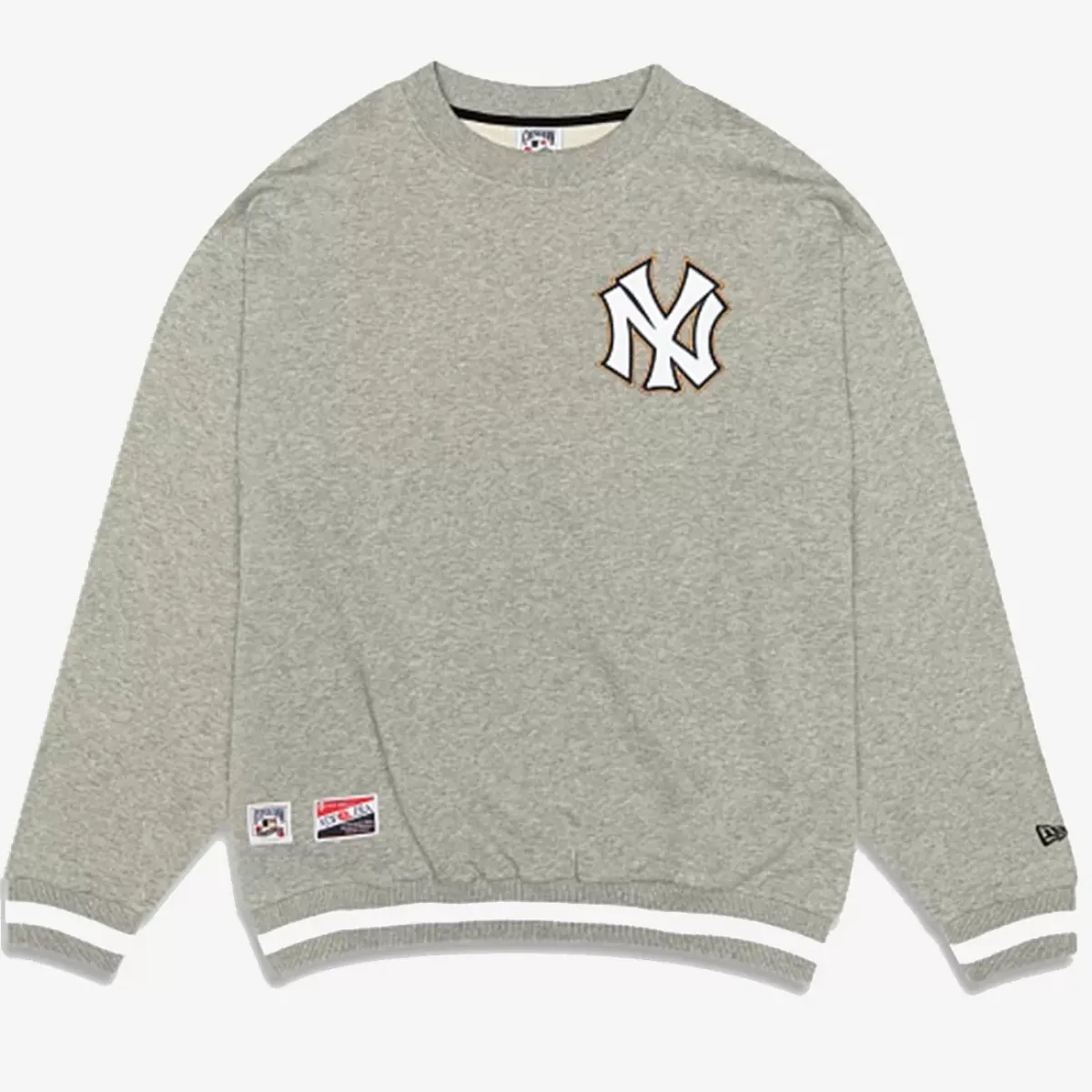 New Era Hoodies & Crews<New York Yankees Grey Archive Americana Sweatshirt