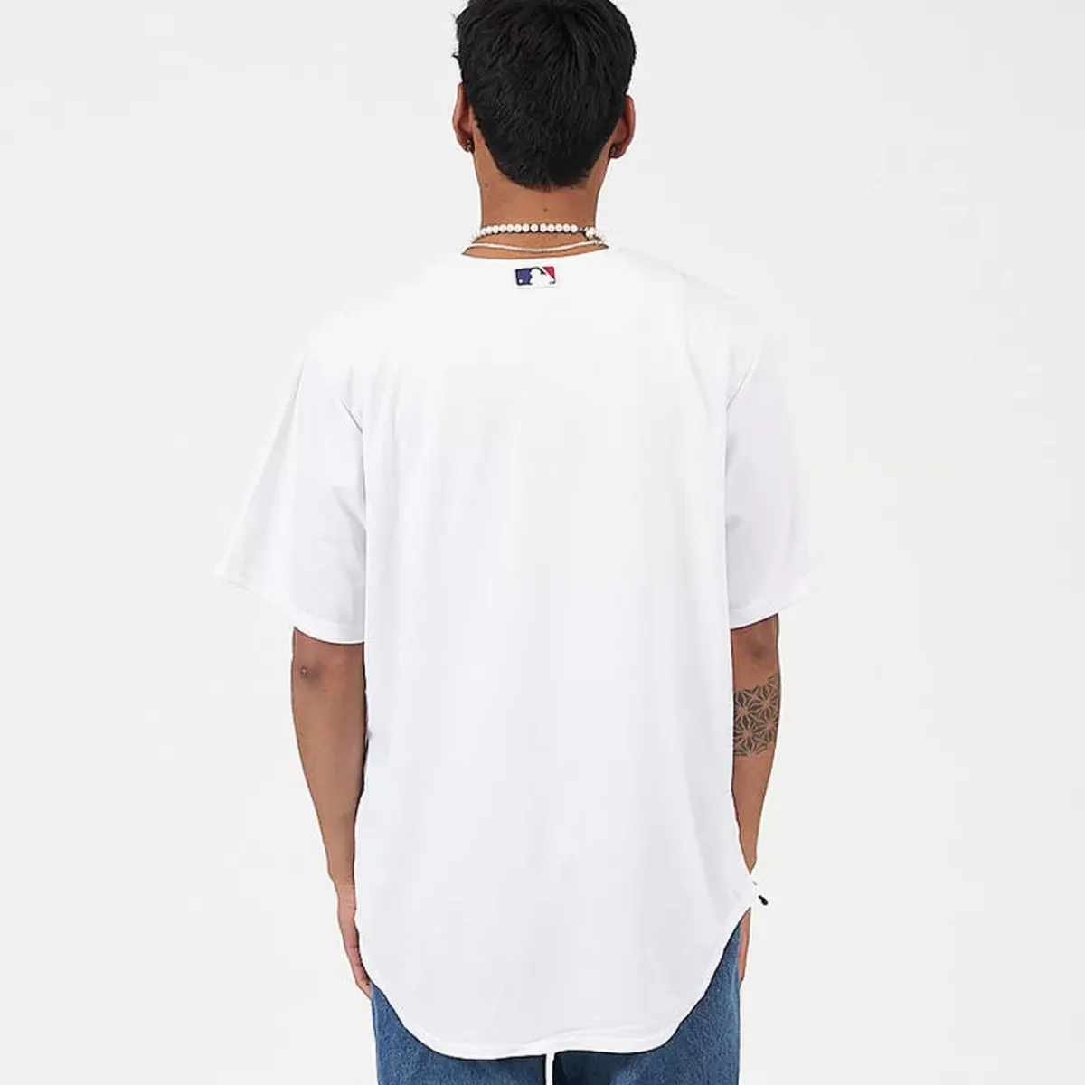 NIKE MLB Tees & Singlets<New York Yankees Official Replica Home Mlb Jersey