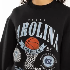 MITCHELL AND NESS Hoodies & Crews<North Carolina Tar Heels Basketball Crew Unisex