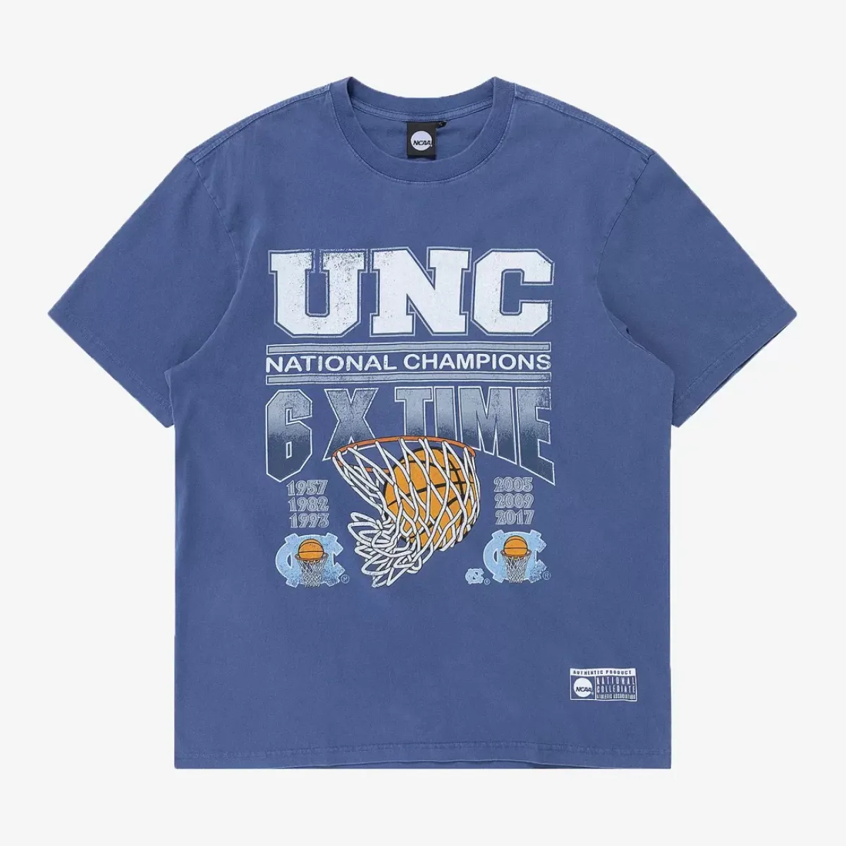 NCAA Tees & Singlets<North Carolina Tar Heels Champs Tee Unisex