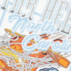 NCAA Tees & Singlets<North Carolina Tar Heels Fire Ball Tee Unisex