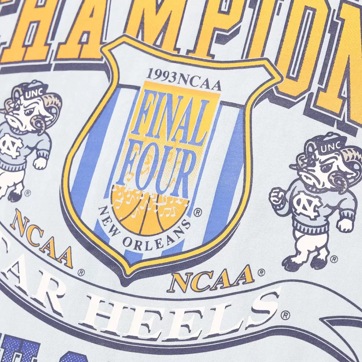 NCAA Tees & Singlets<North Carolina Tar Heels Historic Champs Tee Unisex