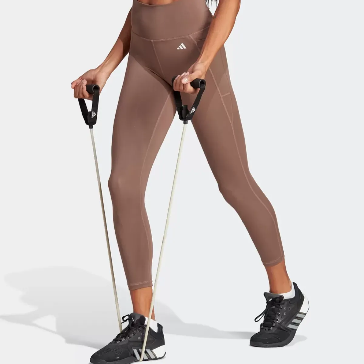 Adidas Tights<Optime Stash Pocket High Waist 7/8 Leggings