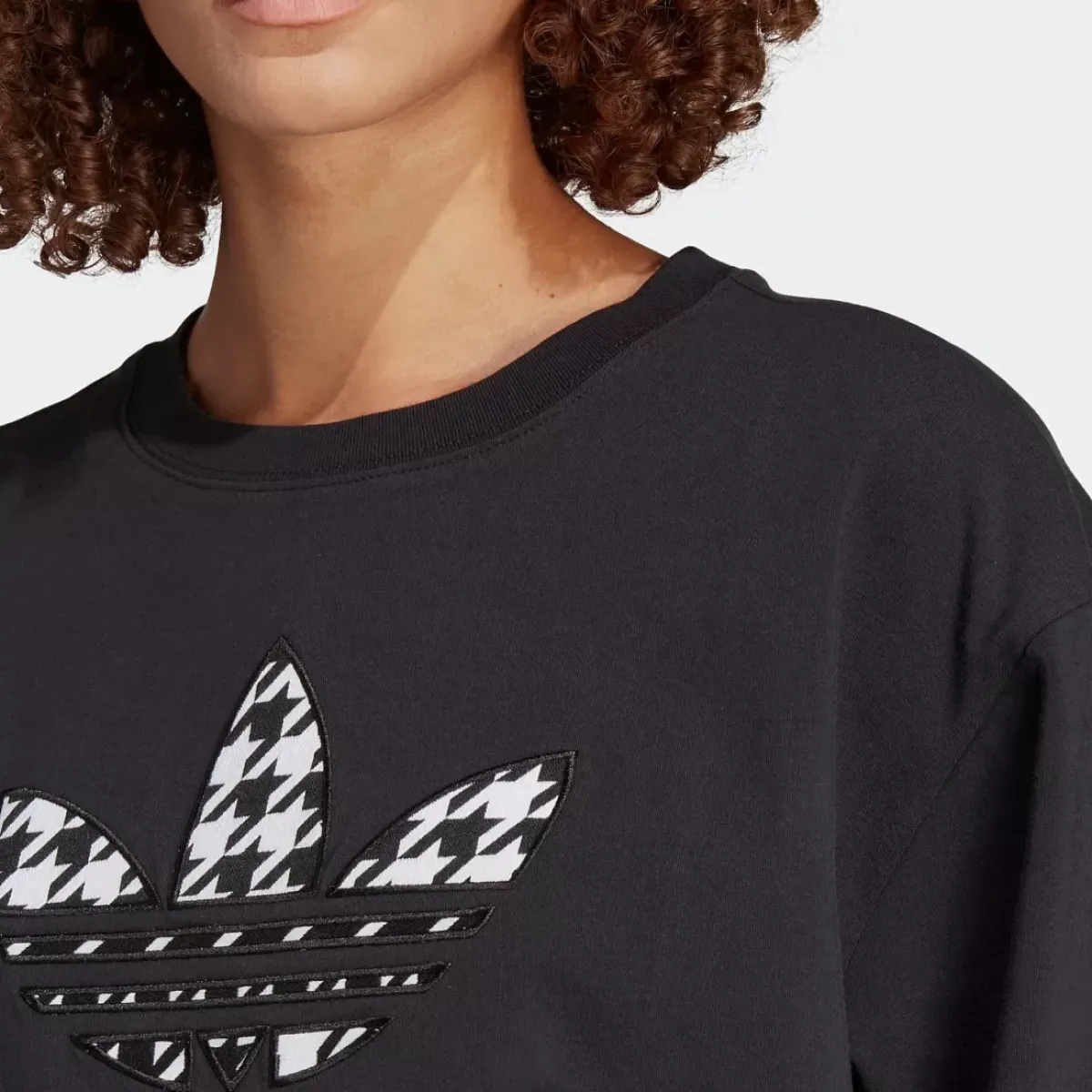 Adidas Originals Tees & Tanks<Original Houndstooth Trefoil Infill Tee