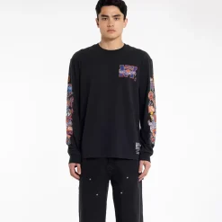 MITCHELL AND NESS Tees & Tanks<Overlap Long Sleeve Tee Unisex