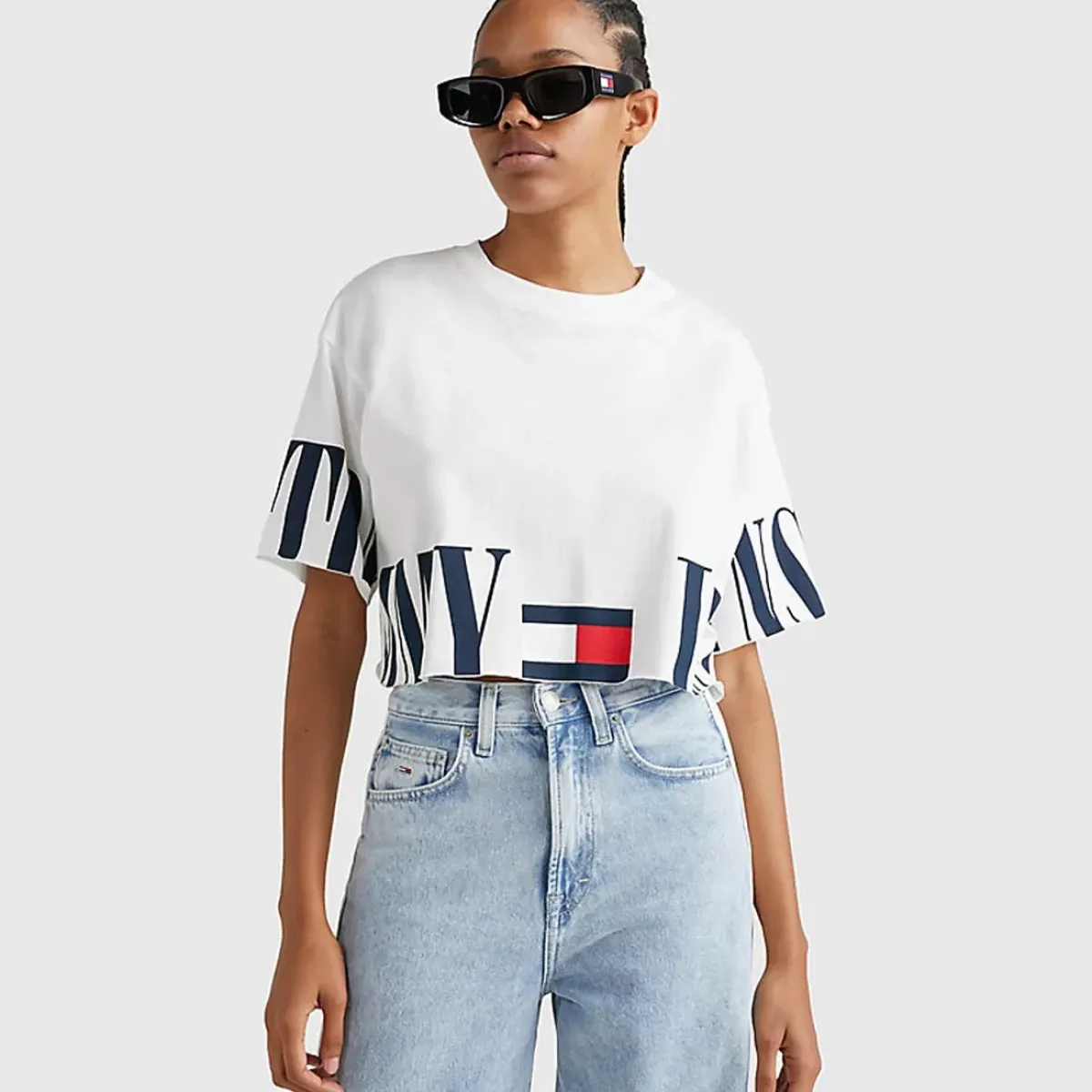 TOMMY HILFIGER Tees & Tanks<Oversized Crop Archive 2 Tee