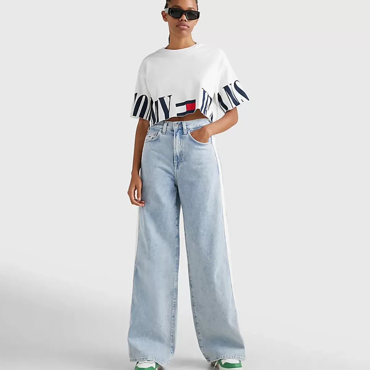 TOMMY HILFIGER Tees & Tanks<Oversized Crop Archive 2 Tee