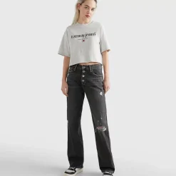 TOMMY HILFIGER Tees & Tanks<Oversized Cropped T-Shirt