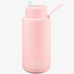 FRANK GREEN Water Bottles<34Oz Ceramic Reusable Bottle Blushed