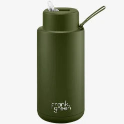 FRANK GREEN Water Bottles<34Oz Ceramic Reusable Bottle Khaki