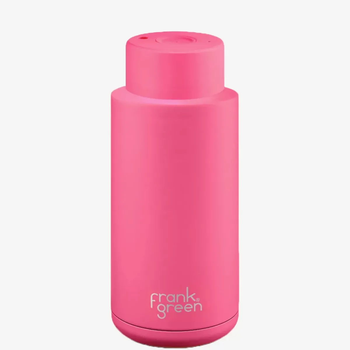 FRANK GREEN Water Bottles<34Oz Reusable Bottle Push Button Neon Pink
