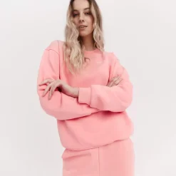 Taylor Sport Hoodies & Crews<Pocket Heritage Crew In Rose Pink