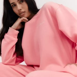 Taylor Sport Hoodies & Crews<Pocket Heritage Crew In Rose Pink