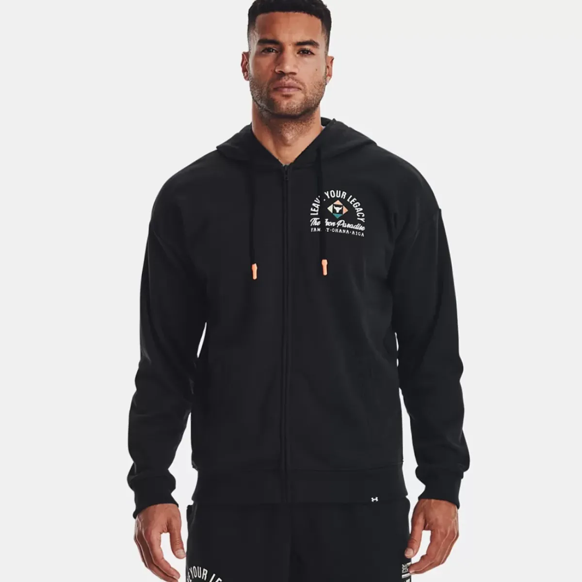 Under Armour Hoodies & Crews<Project Rock Heavyweight Terry Full-Zip Hoodie