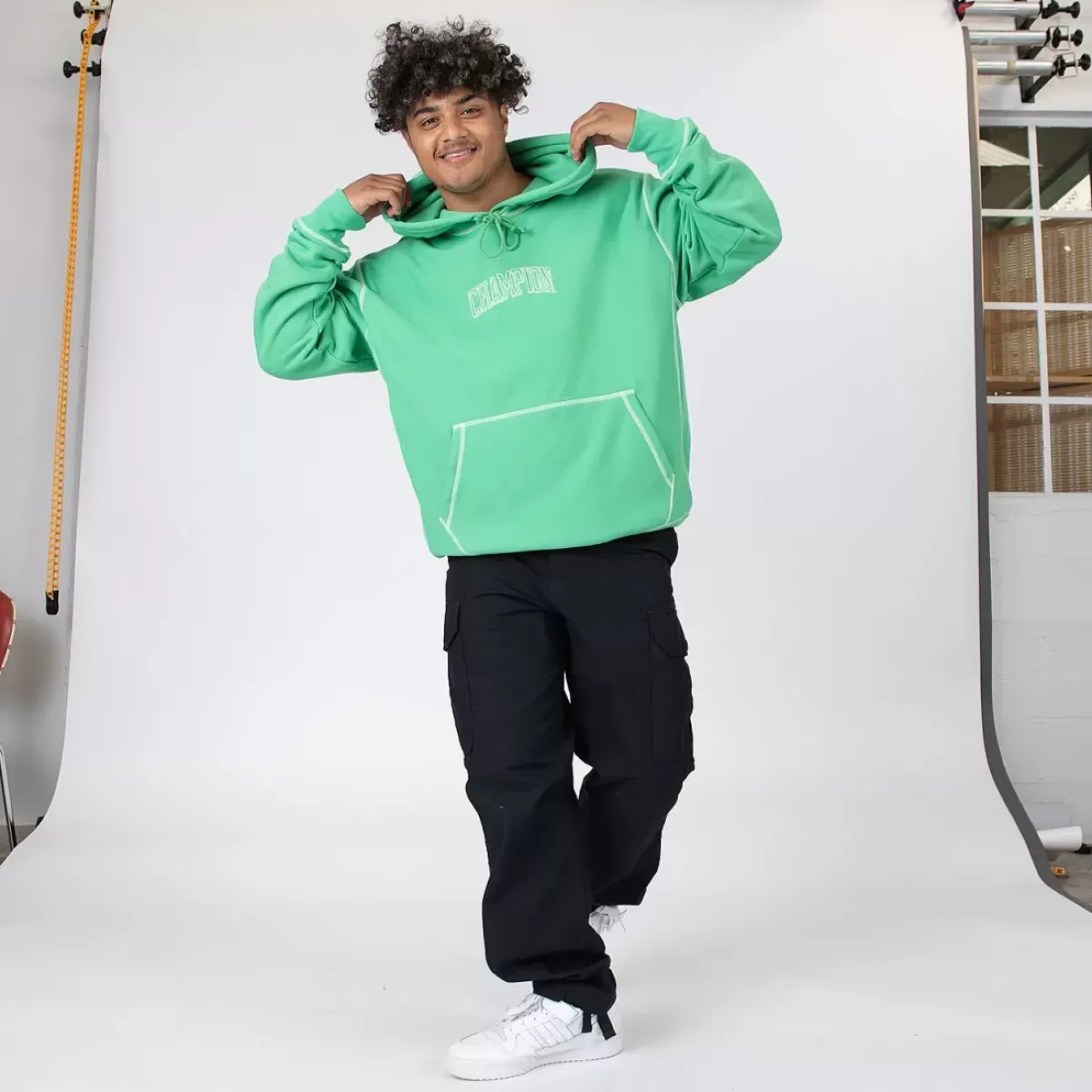 Champion Hoodies & Crews<Raw Contrast Stitch Hoodie