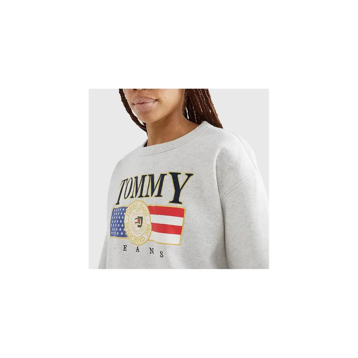 TOMMY HILFIGER Hoodies & Crews<Relaxed Luxe 1 Crewneck