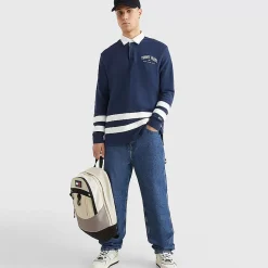 TOMMY HILFIGER Polos & Shirts<Relaxed Varsity Rugby Shirt