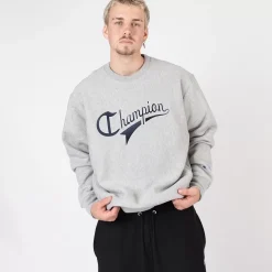 Champion Hoodies & Crews<Reverse Weave Cursive Logo Crew