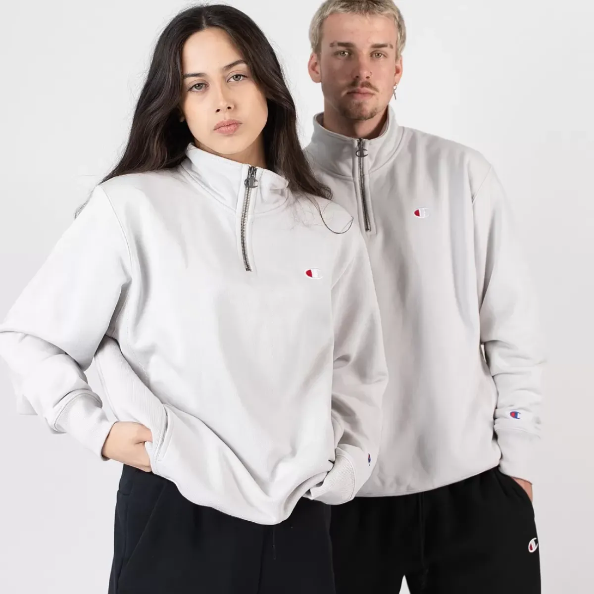 Champion Hoodies & Crews<Reverse Weave French Terry Quarter Zip Unisex