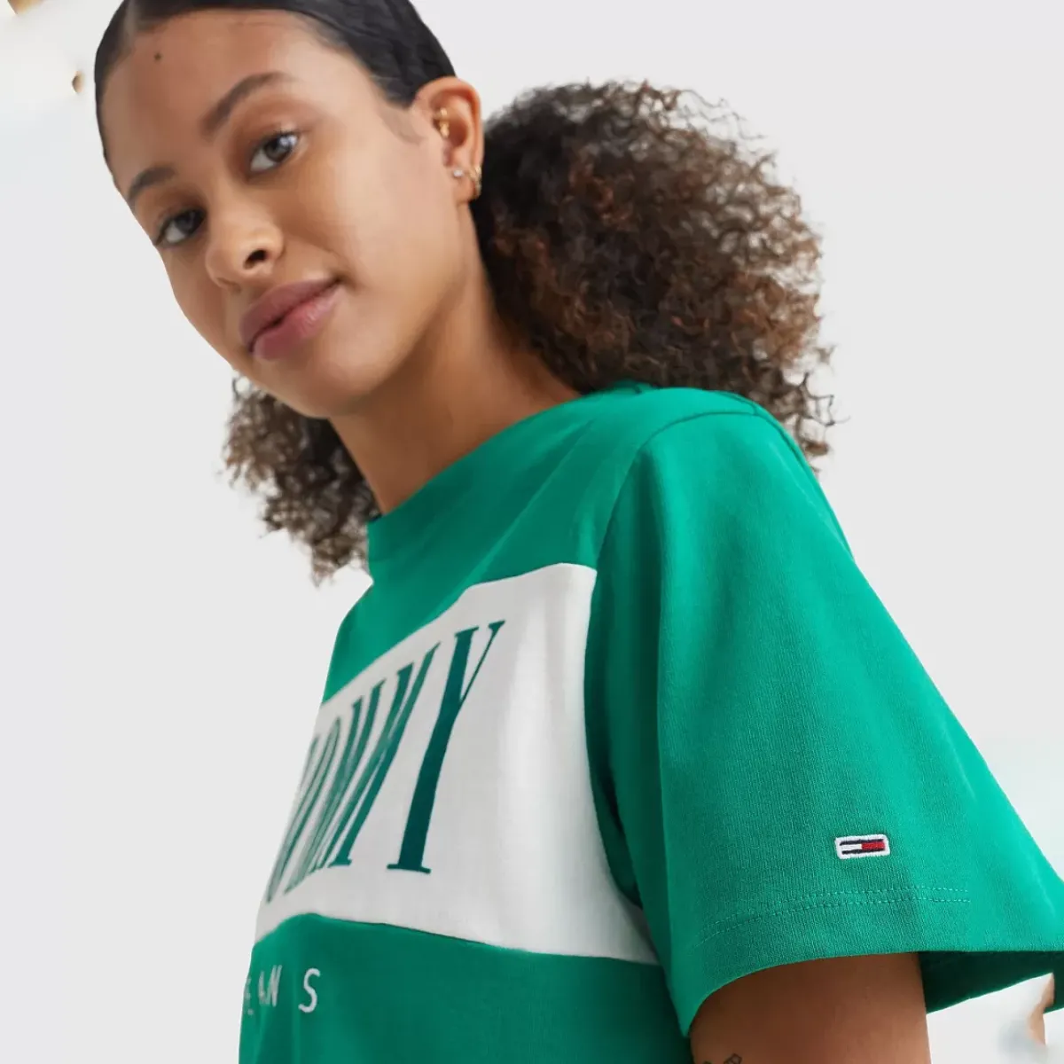 TOMMY HILFIGER Tees & Tanks<Round Neck Colorblock T-Shirt