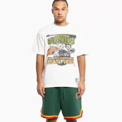 MITCHELL AND NESS Tees & Singlets<Seattle Supersonics 96 Conference Champs Tee Unisex