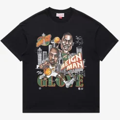 MITCHELL AND NESS Tees & Tanks<Seattle Supersonics Caricature Tee Unisex