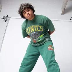 MITCHELL AND NESS Tees & Singlets<Seattle Supersonics Hoop Tee Unisex
