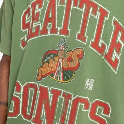 MITCHELL AND NESS Tees & Singlets<Seattle Supersonics Vintage Tee Unisex