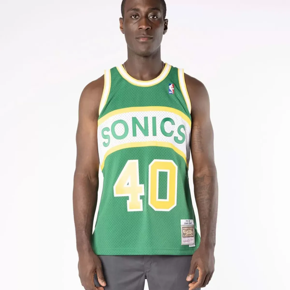 MITCHELL AND NESS Tees & Singlets<Shawn Kemp Seattle Supersonics 94-95 Home Swingman Jersey