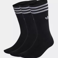 Adidas Originals Socks & Underwear<Solid Crew Sock 3 Pack