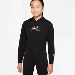 Nike Hoodies & Crews<Sportswear Air French Terry Crop Hoodie Youth